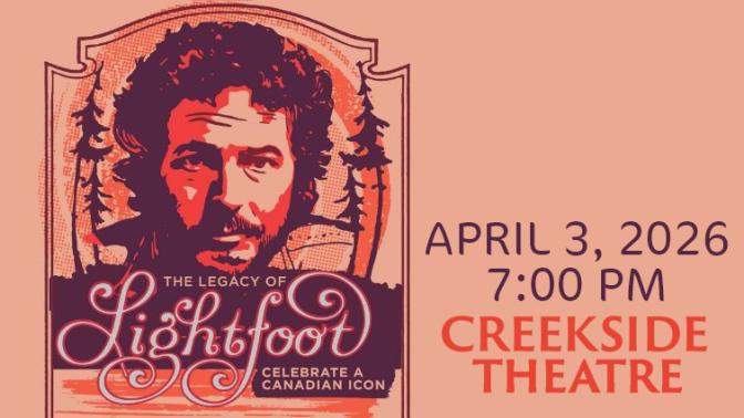 illsutration of gordon lightfoot in art nouveau style in shades of rust orange and plum