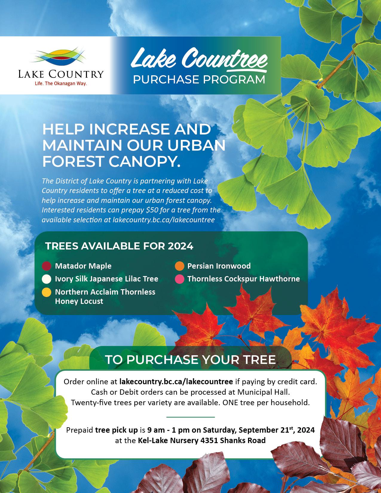 2024 Lake Countree program flyer